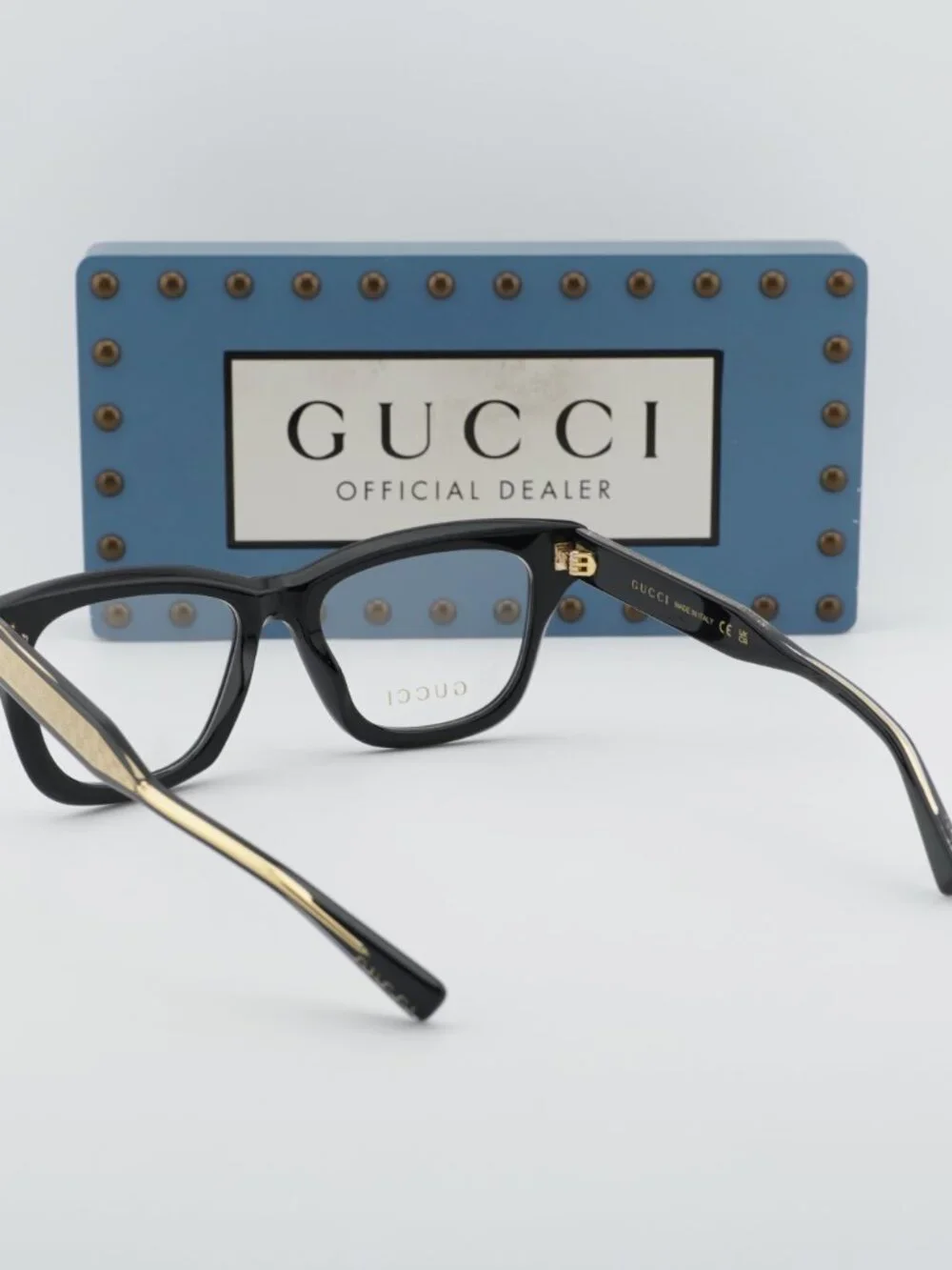 Gucci GG2066O 005 Women Square Eyeglasses 51mm - Black - Picture 3 of 10